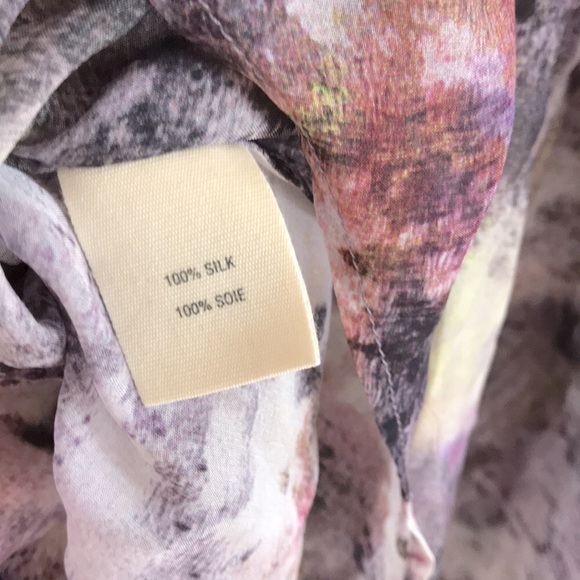 ELIZABETH&JAMES Sheer Silk Blouse & Mini Skirt Set - Picture 8 of 16